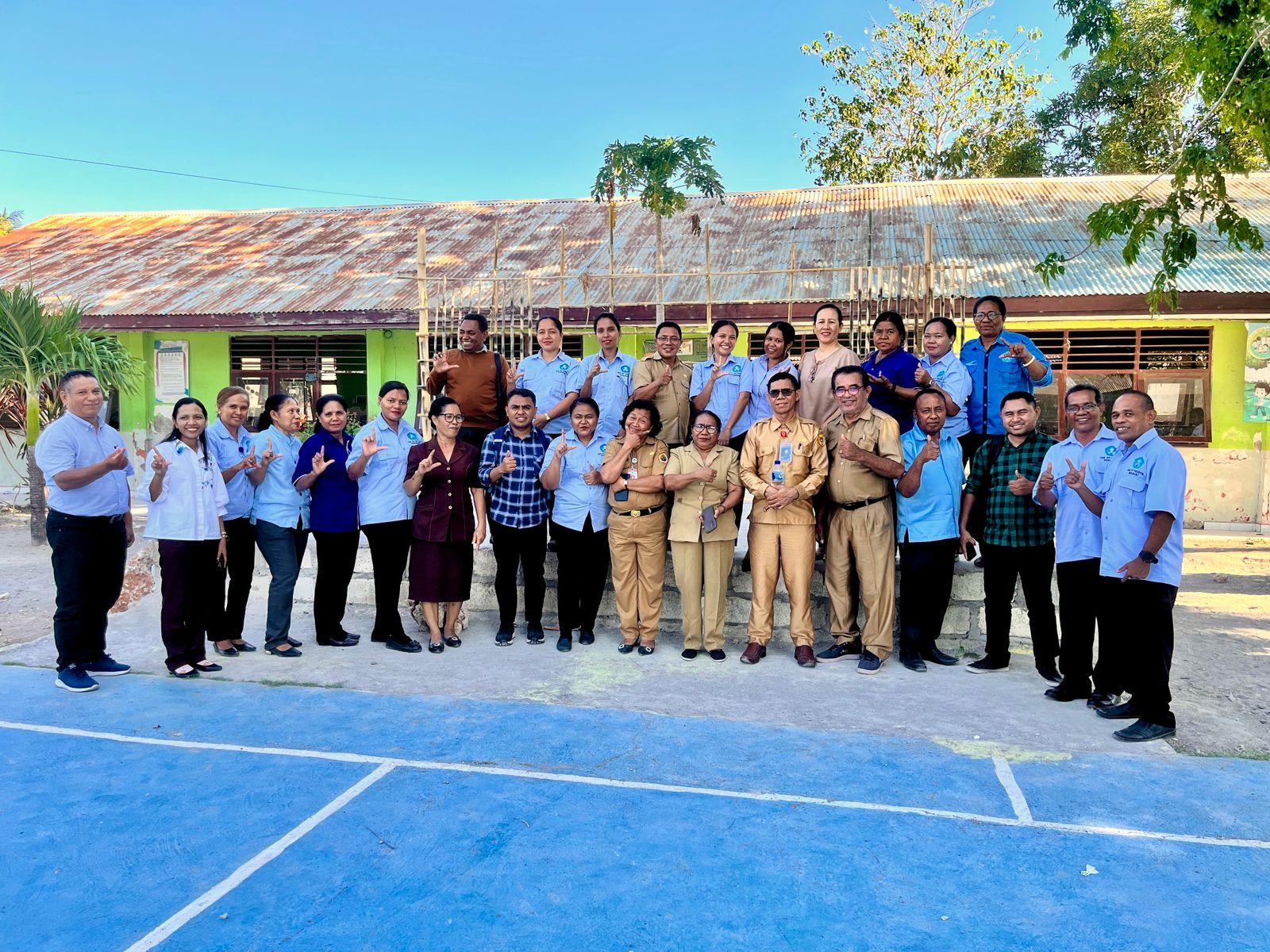 Bidang Kurlitbang Yaswari KAK Lakukan Monev Penerapan Pembelajaran Mendalam di SDK Santo Yosep Noelbaki